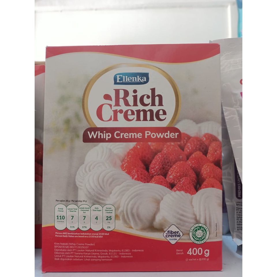 

RICH CREME Whip Cream bubuk 400gr