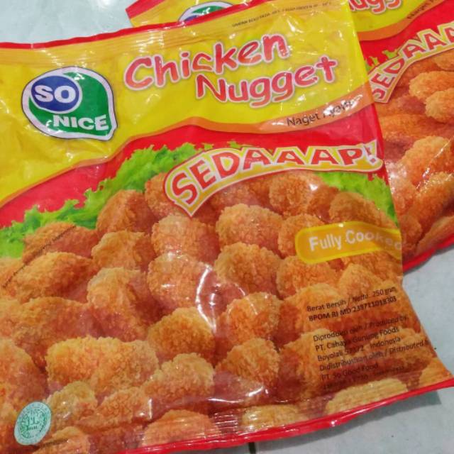 

Sedaaap!!!So Nice Chicken Nugget 250gr/Nugget Ayam Frozen