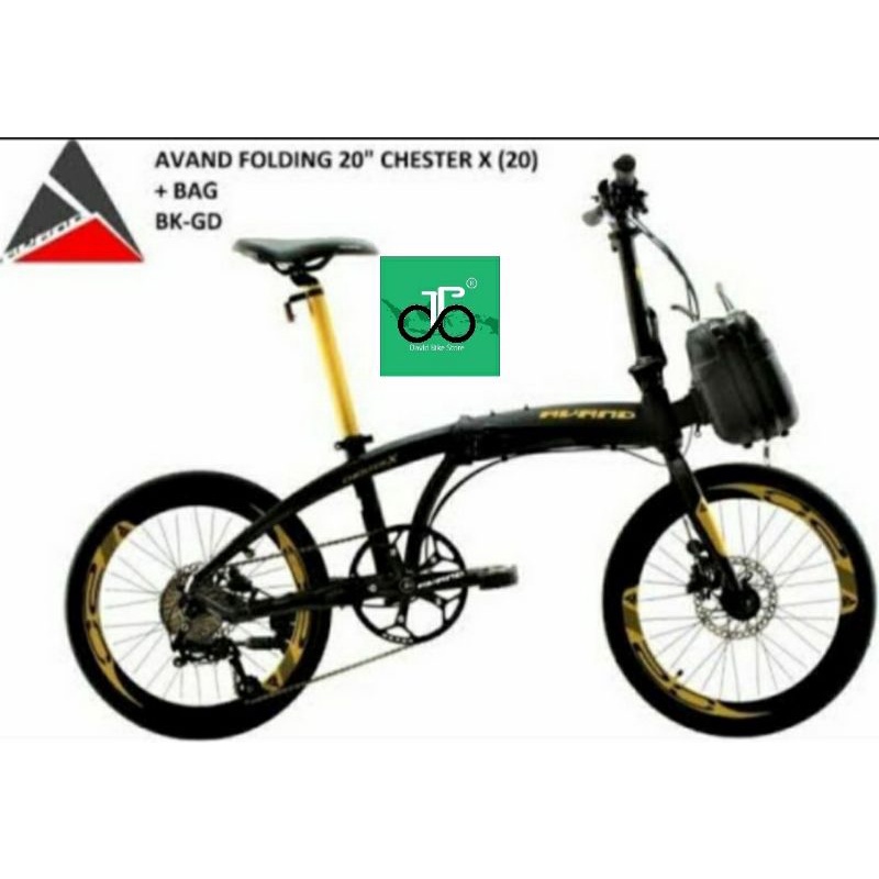 Sepeda Lipat 20" Avand Chester X 10 speed TERBARU