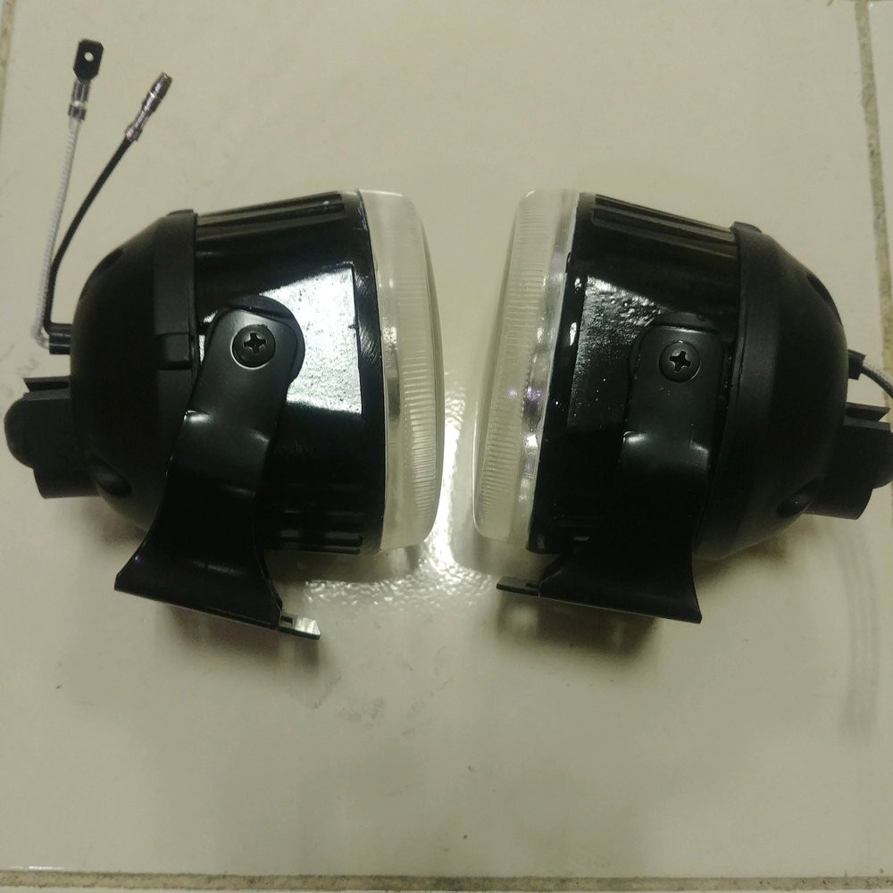 foglamp lampu SOROT kabut BUMPER DEPAN MOBIL MODIFikasi isuzu panther new touring BULAT UNIVERSAL