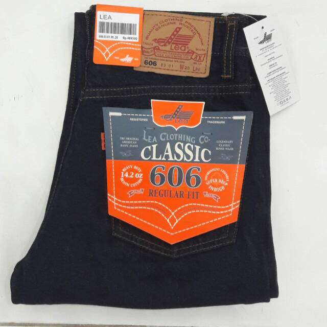 Celana LEA Jeans 606 Original Classic - Biru Dongker