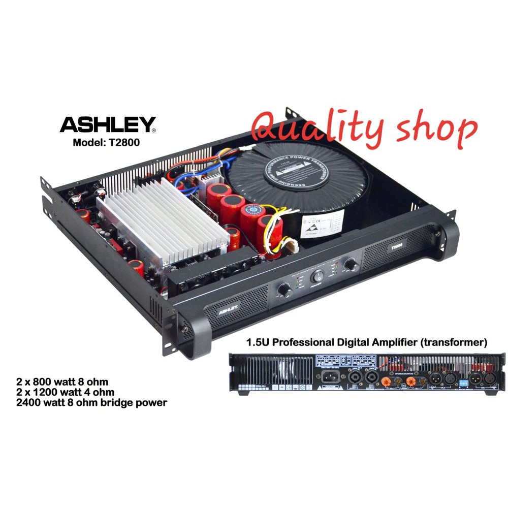 Murah  POWER AMPLIFIER ASHLEY T2800 ORIGINAL  Dijamin