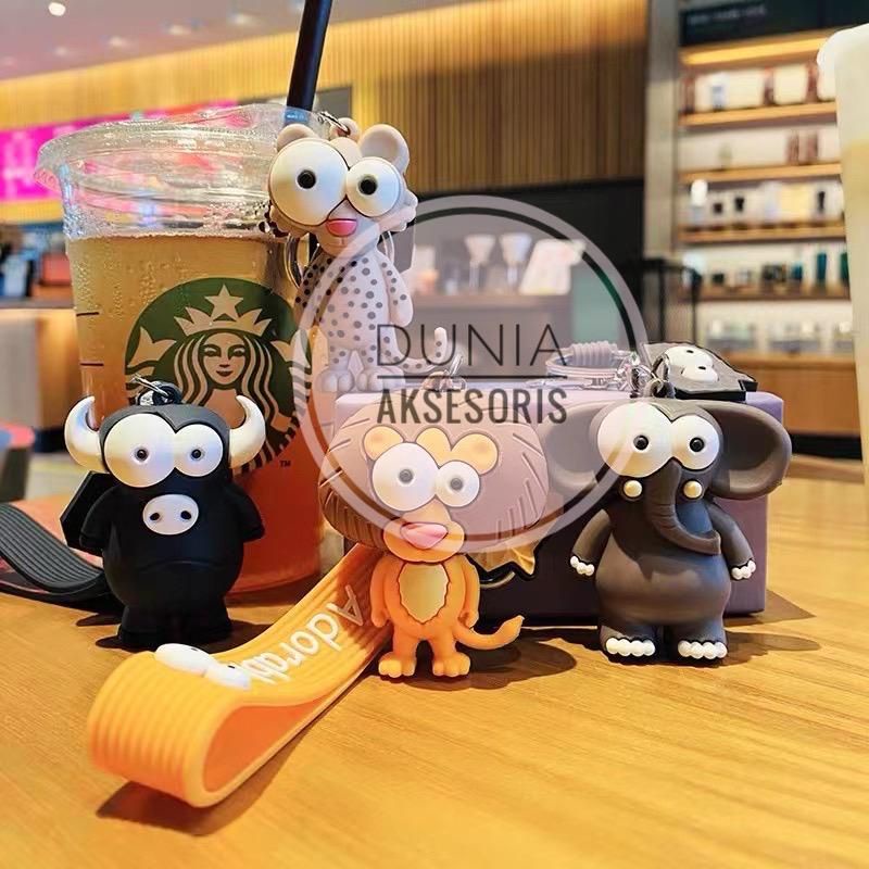 GANTUNGAN KUNCI MINION/HEWAN/MAKANAN / GANTUNGAN DESPICABLE ME TANPA STRAP