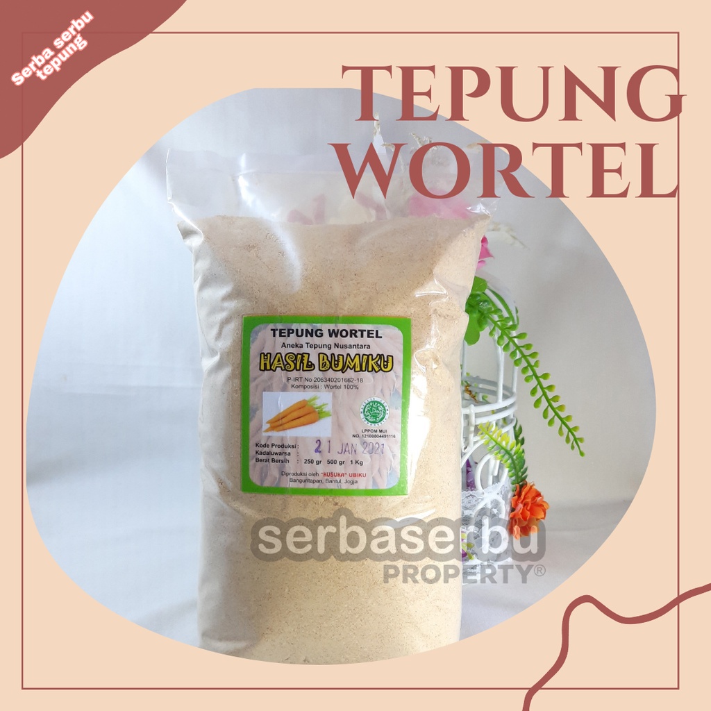 

Tepung WortelMPASI Kusuka Ubiku|Tepung Free Gluten 1kg 500gram 250gram
