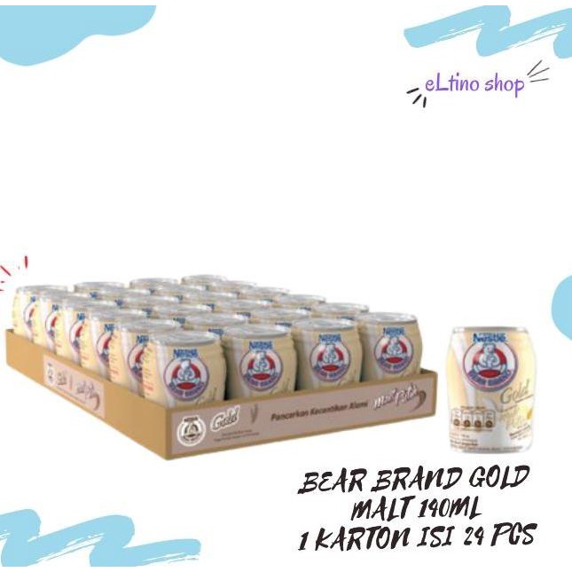 

[COD] Nestle Bear Brand Gold Malt 140ml // 1 Karton [COD]