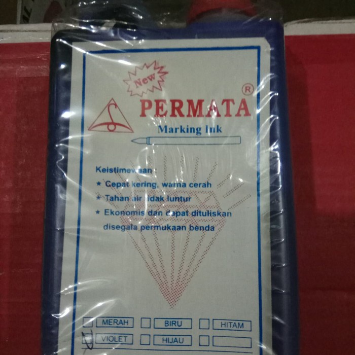 

Tinta permanen literan untuk karung merk Permata - Ungu promo