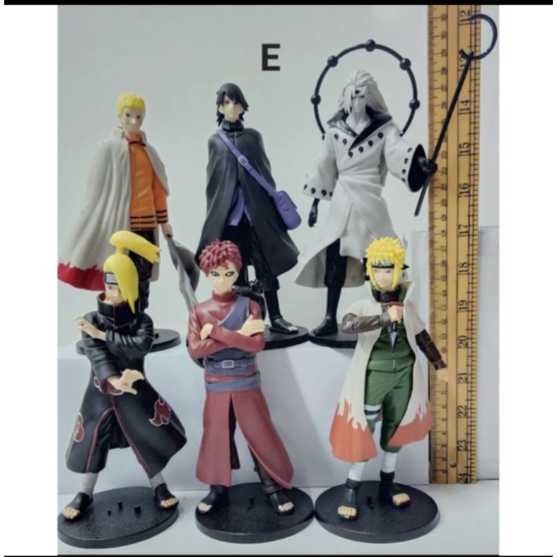 Action figure naruto Shippuden set besar isi 6 pc