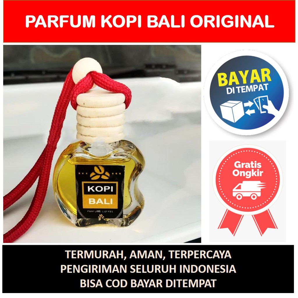 Parfum Pewangi Pengharum Mobil Gantung Botol Cair Kopi Bali 10ml