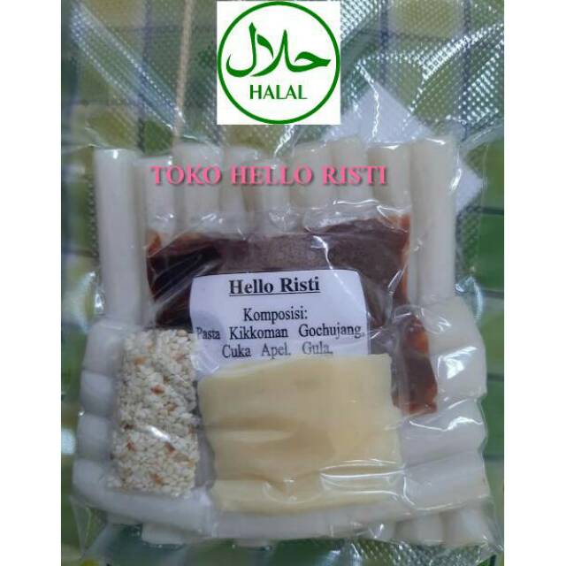 

Makanan Kekinian Korean Paket Tokpoki HALAL Vacum teokpokiTteokbokki makanan korea Kpop Cemilan Opa