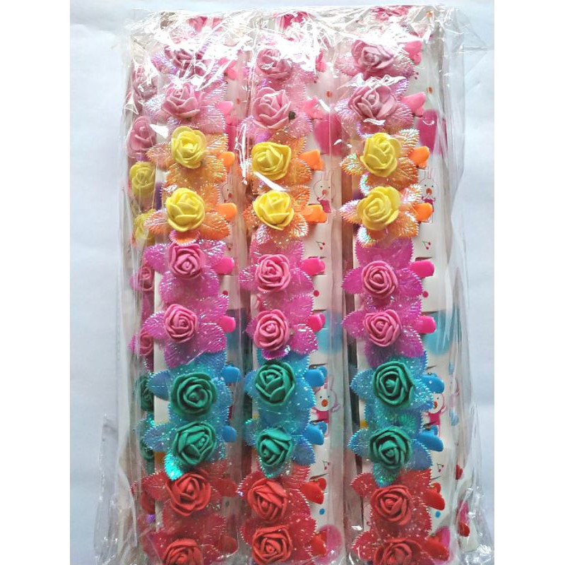 5set /10pcs JEPIT RAMBUT MOTIF BUNGA GROSIR