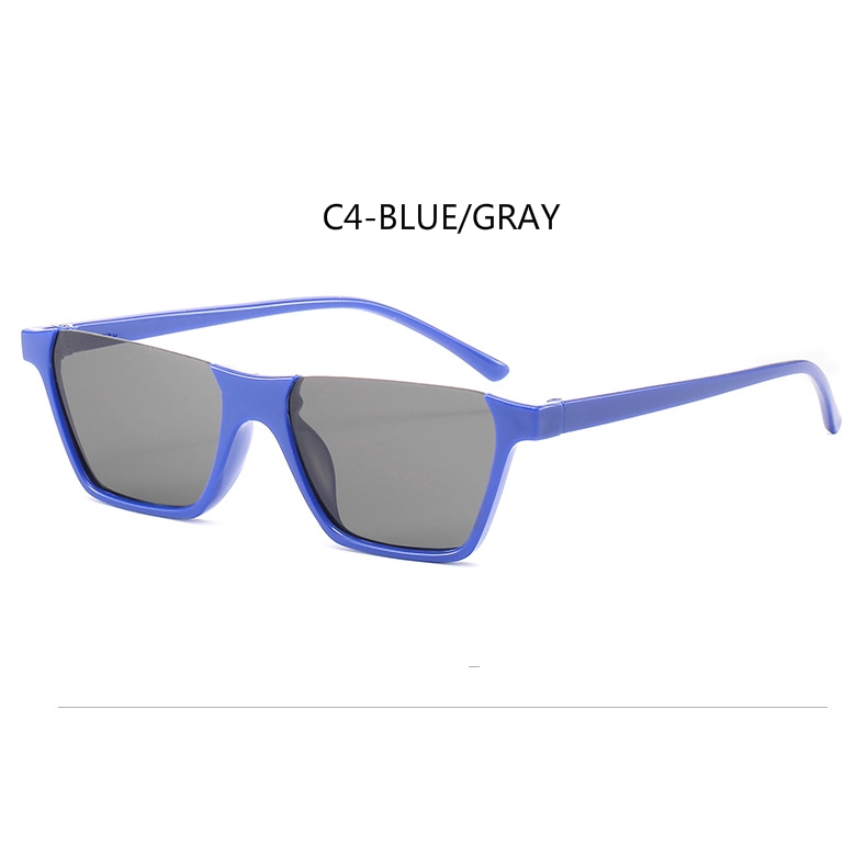 Fashion Half Frame Square Korean Retro Men's and Women's Sunglasses