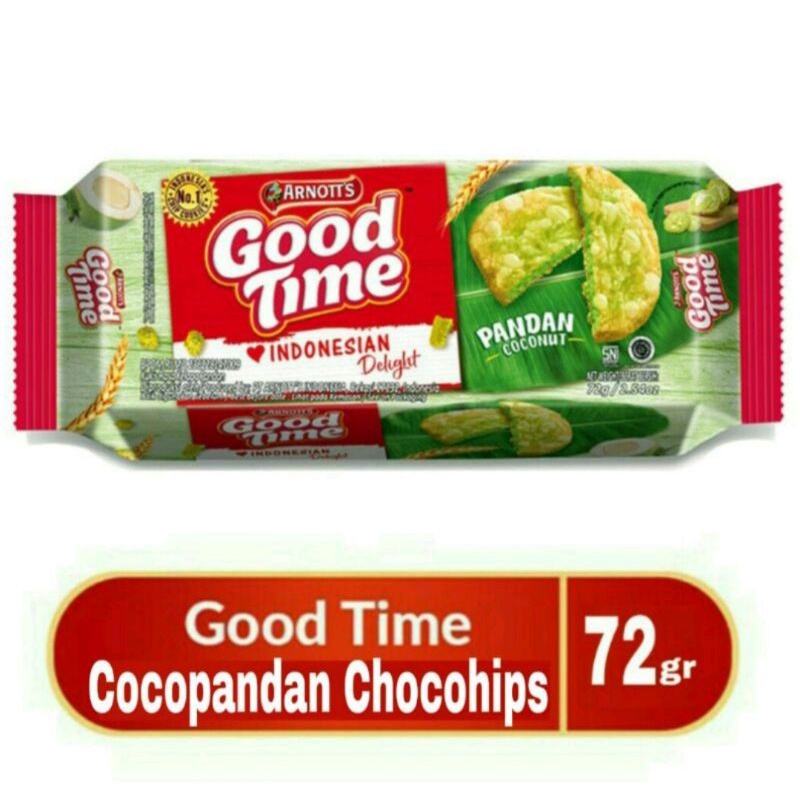 

Good time pandan coconut 72gr