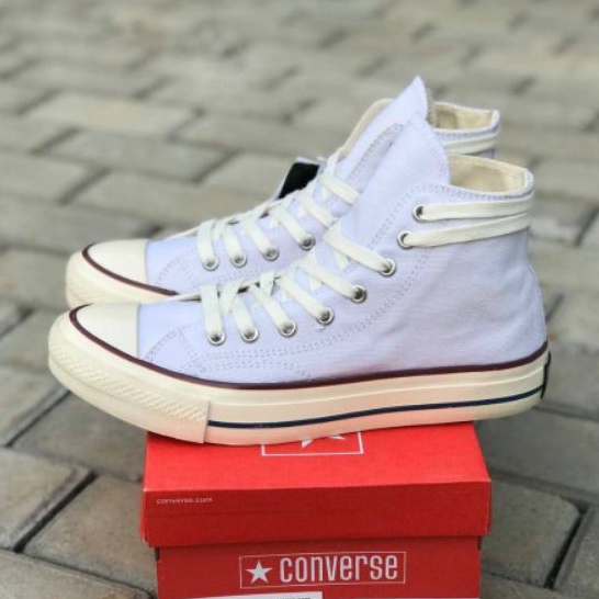 white unisex converse