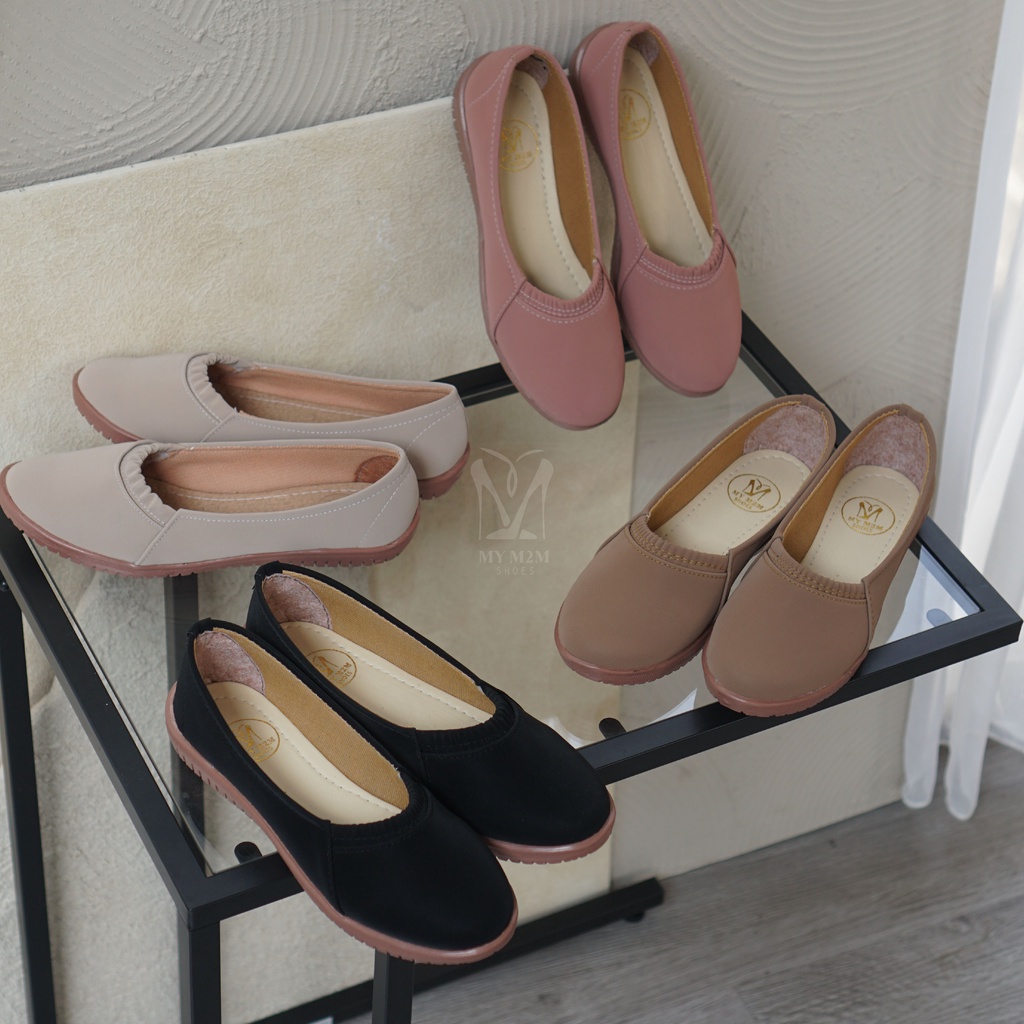 Mym2m Variska Sepatu Flat Wanita Balet Flatshoes Kasual