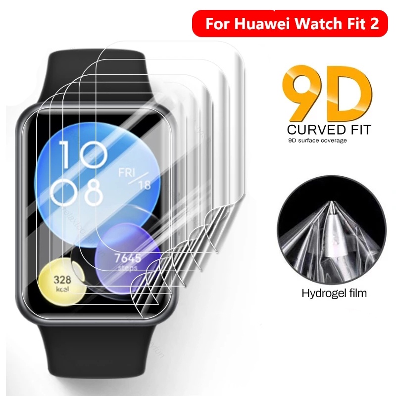 1pc Film Hydrogel Pelindung Layar Smartwatch Huawei watch fit 2 Anti Sidik Jari