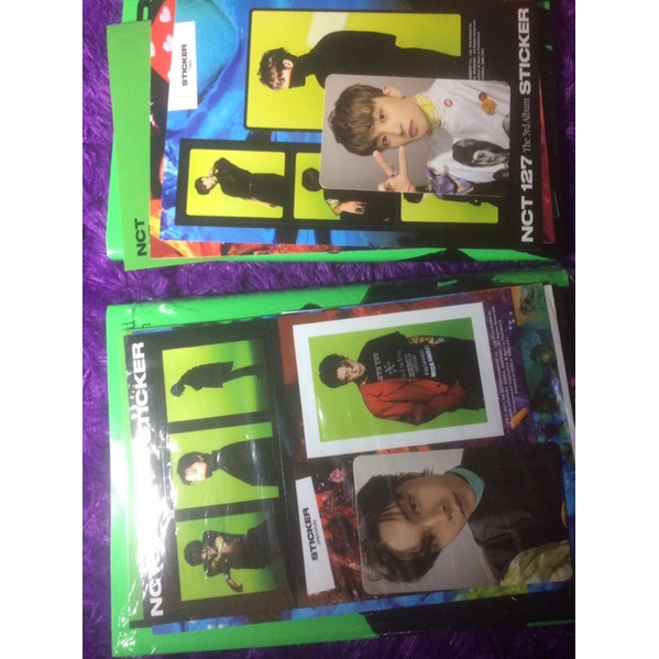 ALBUM STICKY PHOTOCARD PC JOHNNY MARK STICKY