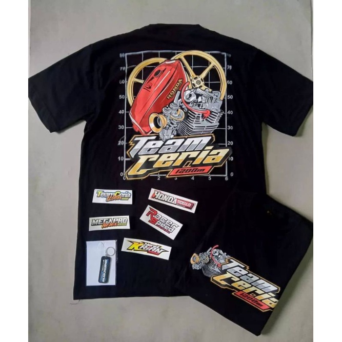 Kaos Team Ceria ORIGINAL, Kaos Herex, Free 5 Stiker