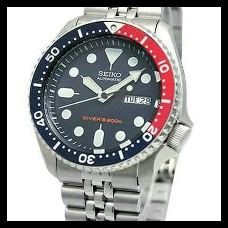 Indh JAM TANGAN PRIA SEIKO AUTOMATIC SKX009K2 / SKX009 ORIGINAL BERKUALITAS Kode 1472