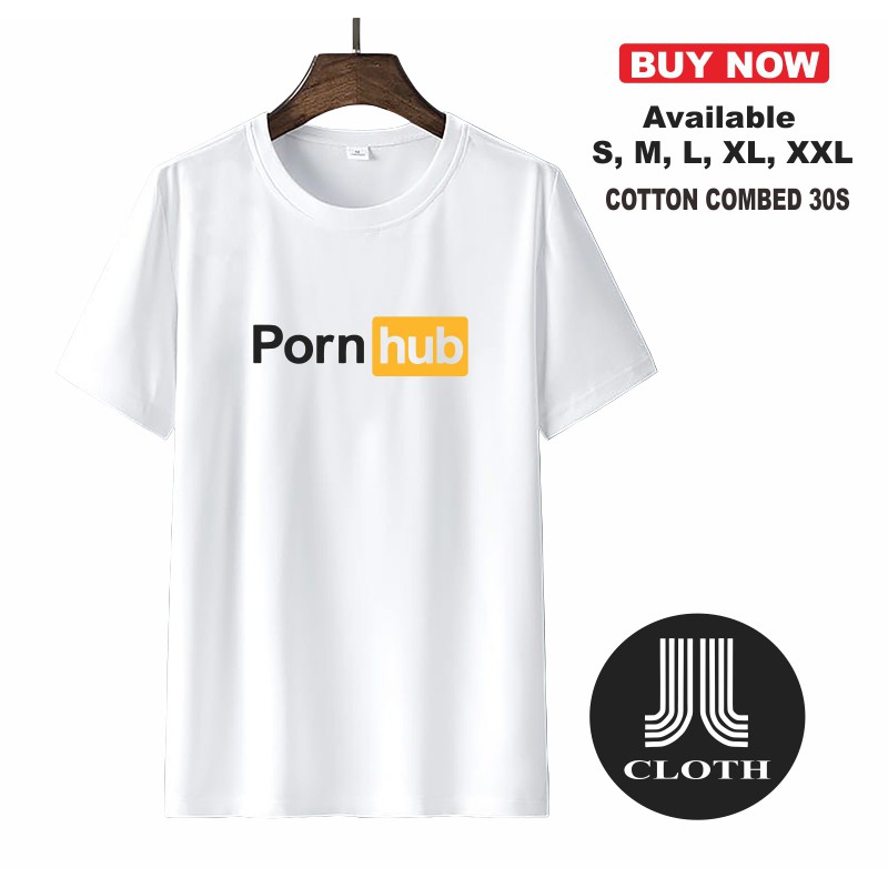 [COD] Terlaris Tshirt Kaos Oblong Pria Pornhub Best Quality Porhub Polos Best Seller