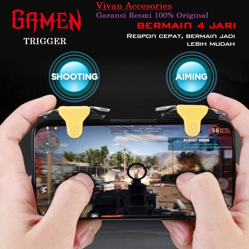 GAMEN Mobile Gaming Button Trigger Shotting Aiming No Delay Ori