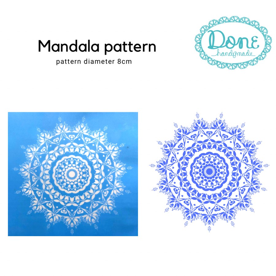 Silk screen mandala pola bingkai alat clay scrapbooking dekorasi ukir alat resin alat dekorasi resin art ss32