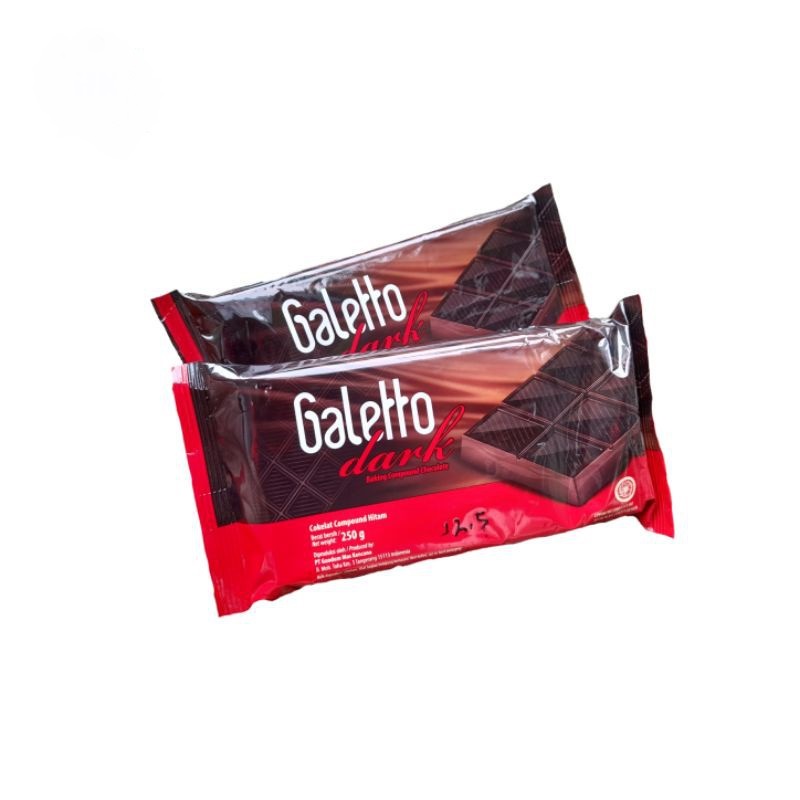 

Coklat Batang Galetto Dark - Dark Compound Galetto 250gr