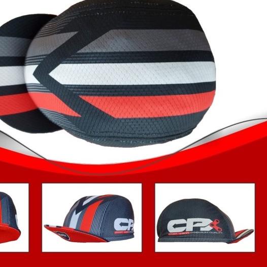 Topi Sepeda Lipat Cycling Cap Seli Dryfit Polymesh - Brompton