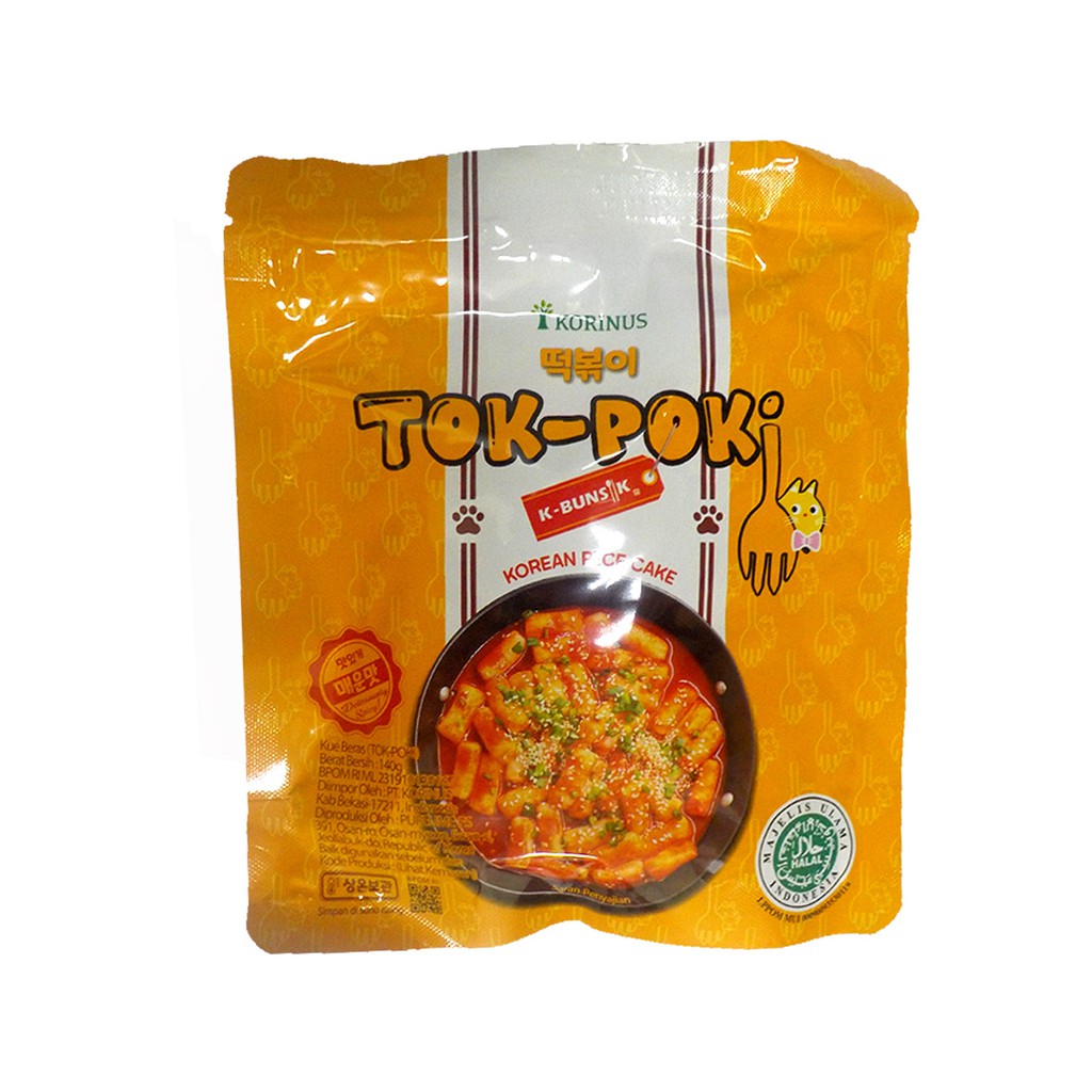 

K-BUNSILK TOK-POKI KOREAN 140 GR