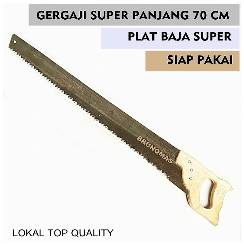 Jual Gergaji Super Panjang Cm Graji Kayu Siap Pakai Shopee Indonesia