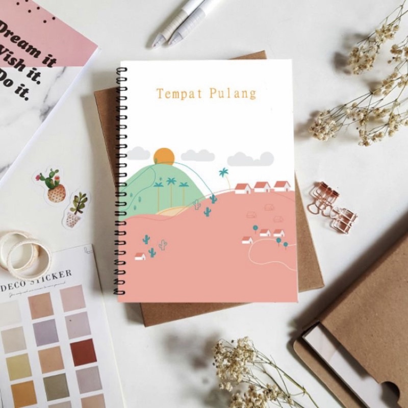 

Notebook A5 / Notebook Journal Line / Buku Catatan Aesthetic