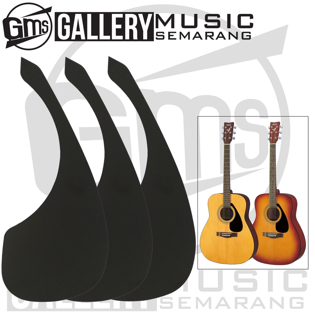 Pickguard Gitar Akustik Hitam Polos