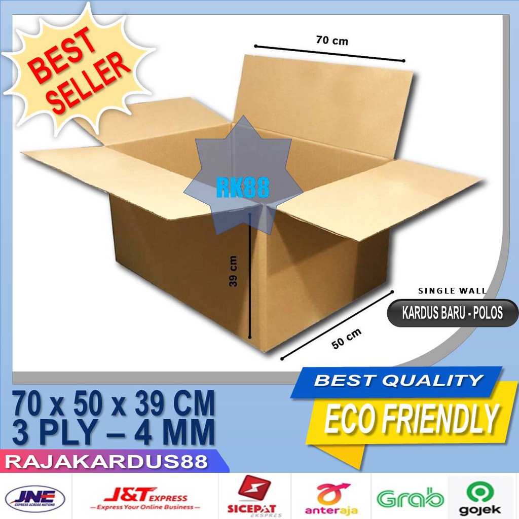 

KARDUS BOX/KARDUS PACKING JUMBO UK 70X50X39 CM POLOS-BARU