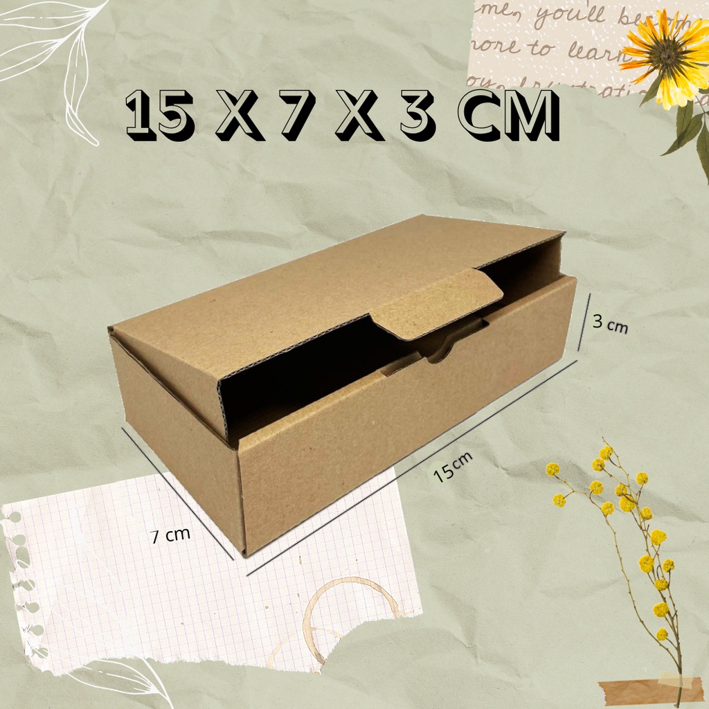 

Box 15x7x3 cm (MIN ORDER 3 PCS) Kardus Die Cut untuk packaging Souvenir hampers giftbox