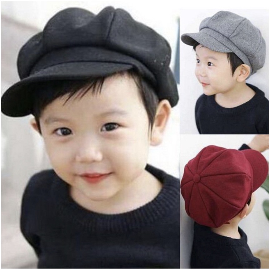 Topi Anak Apolo Apollo Hitam Abu