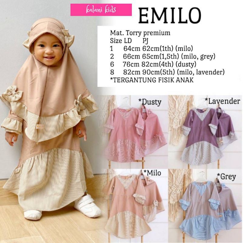 Gamis Emilo by Kalani Kids