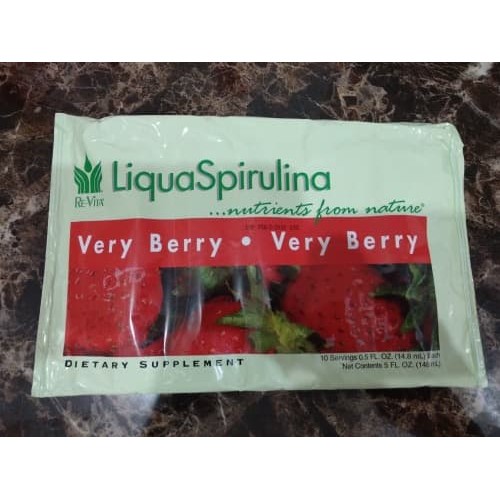 Liqua Spirulina Very Berry - Re Vita Liqua Spirulina Very Berry 148ml