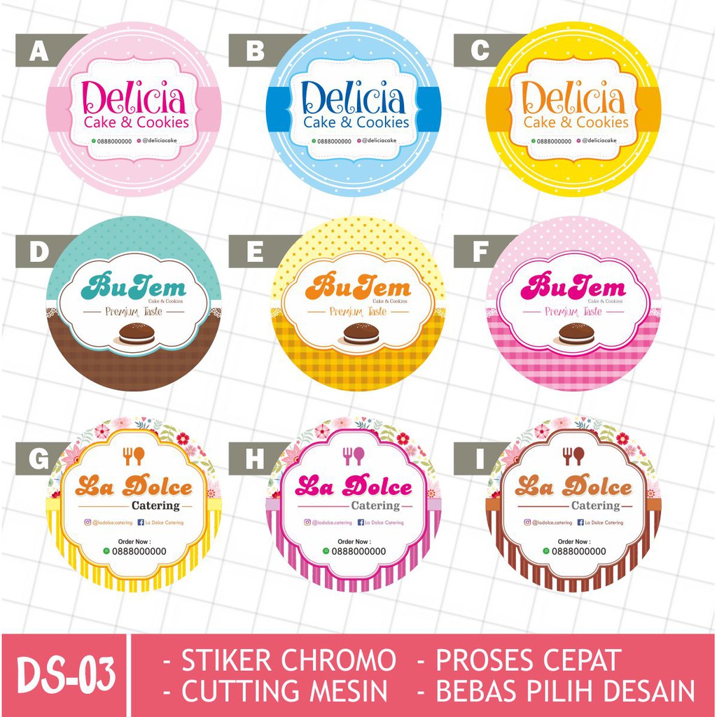 

Cetak Stiker Label Produk Custom Murah Desain 003