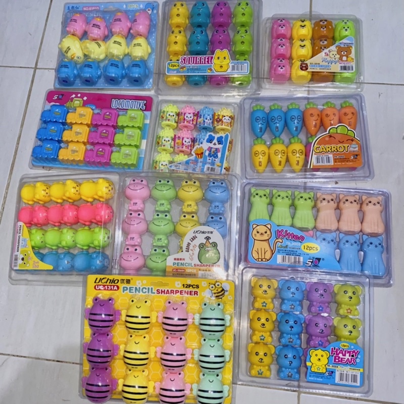 Orotan Rautan Fancy Bentuk Lucu (1pak/12pcs)