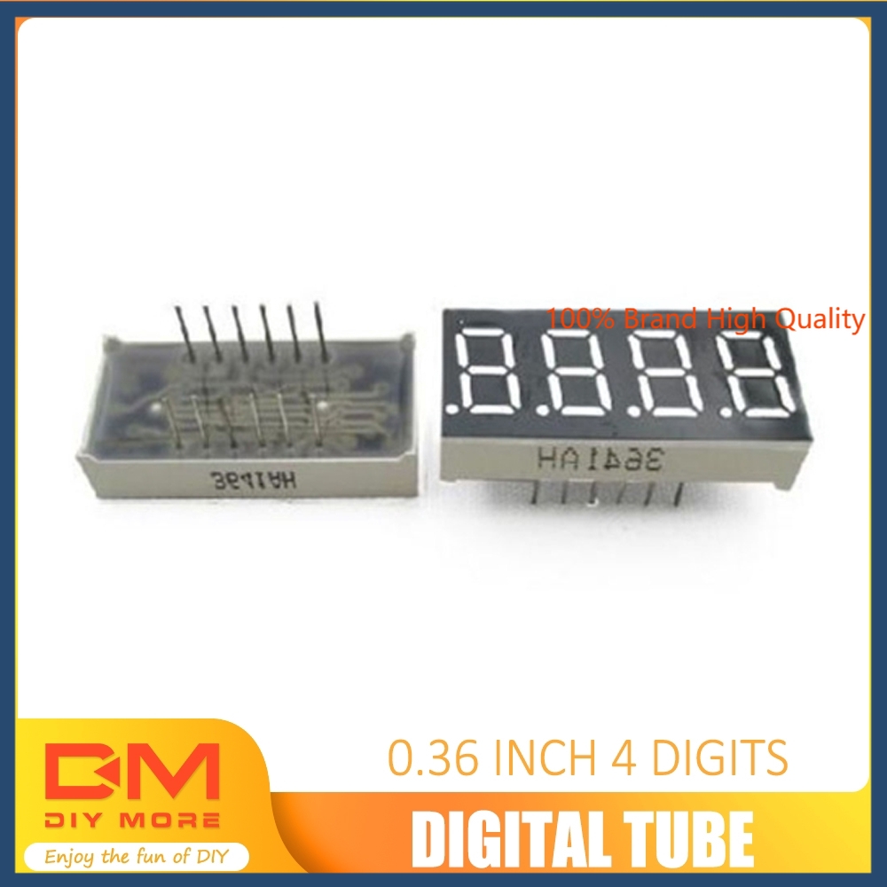 〖Factory Supplier/COD〗| 0.36 '' 7 Segment 4 Digit Display LED Merah untuk Arduino