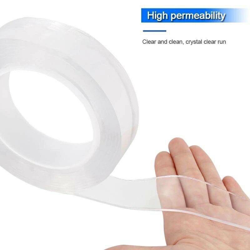 Double Super Double Tape Perekat Transparent (LAKBAN BENING/LAKBAN ANTI AIR)