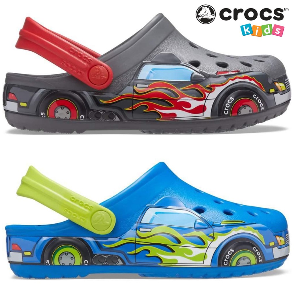 CROCS HOTWHEELS KIDS CROCS ANAK FUN LAB Crocs CARS Crocs Anak Sandal Anak Sepatu Sandal Anak 3D