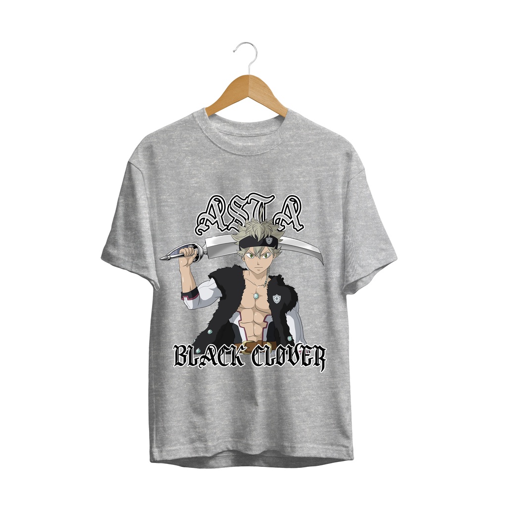 T-SHIRT KAOS ASTA YUNO BLACK CLOVER ANIME MANGA JAPANES CULTURE