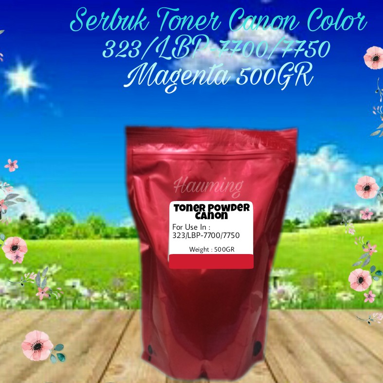 Serbuk Toner Canon CRG323 CRG 323 LBP7700 LBP7750 LBP-7700 7750 7700C 7750C 7750CDN Magenta 500gr