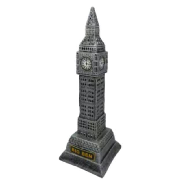 (BISA COD) MINIATUR TUGU MENARA JAM ELISABETH INGGRIS DARI FIBERGLASS - SOUVENIR DAN PAJANGAN CANTIK