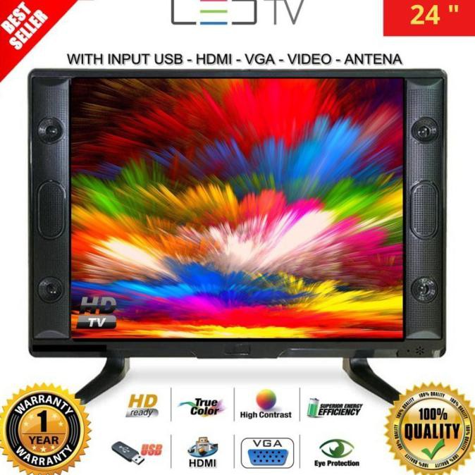 Ready&Siapkirim Tv Led 24 Inch Hd Ready Televisi Murah（S-2415）