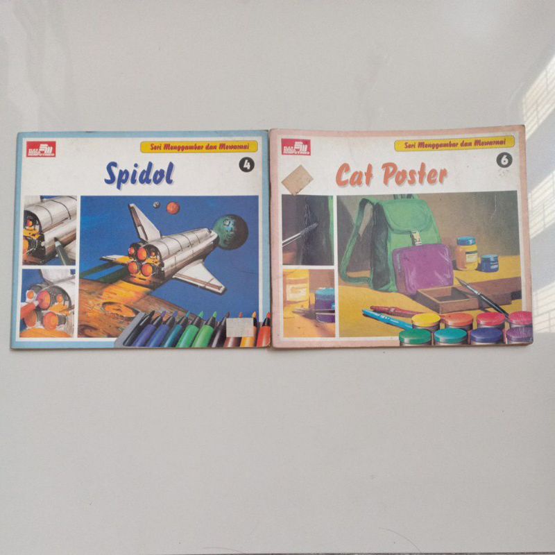 

PAKET Buku Seri Menggambar & Mewarnai Spidol & Cat Poster