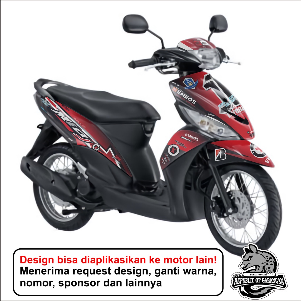 Decal Mio J Full Body lorenzo merah