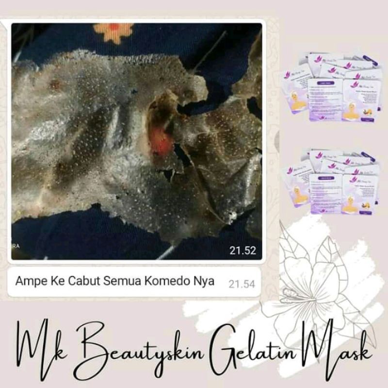 MASKER KOMEDO GLATIN MK BEAUTY SKIN