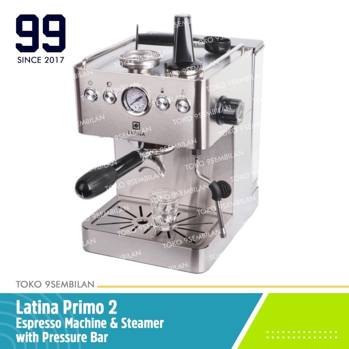 Premium Latina Primo Espresso Machine - Mesin Kopi Espresso Coffee  Steamer - Primo 2 Limited