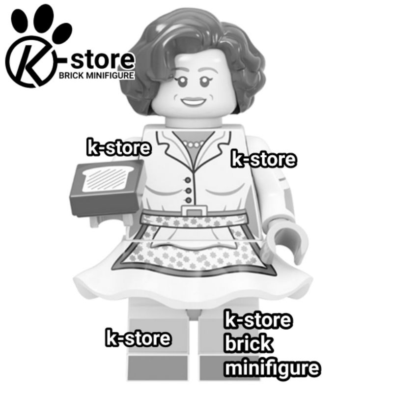 lego wandavision wanda vision wanda maximoff black white minifigure